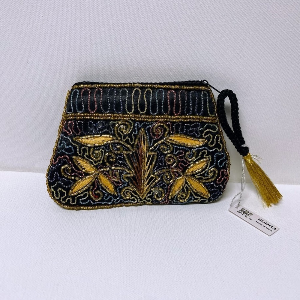 Designs By Sudha Beaded Embroidery Evening Bag